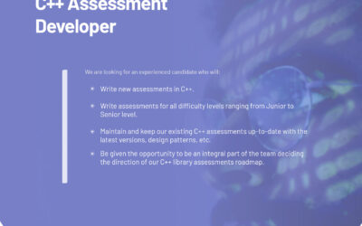 C++ Assessment Developer